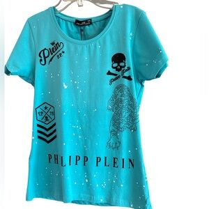 Philipp Plein Embroidered Detail T-shirt